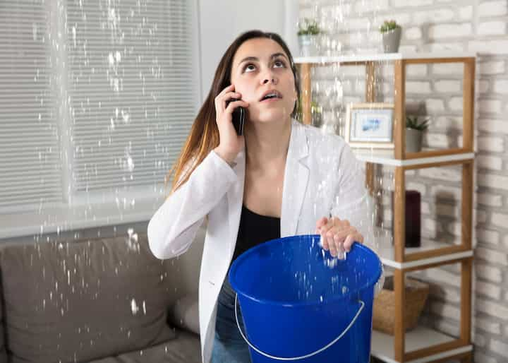 leaking ceiling water damage repair Smyrna, GA